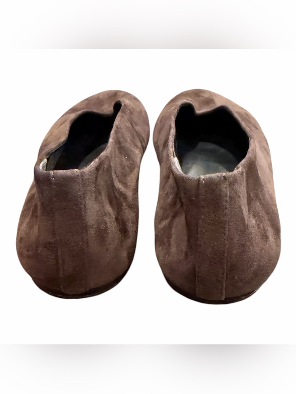 Nordstrom Brown Suede Slip-On Ballet Flats - Picture 5 of 9
